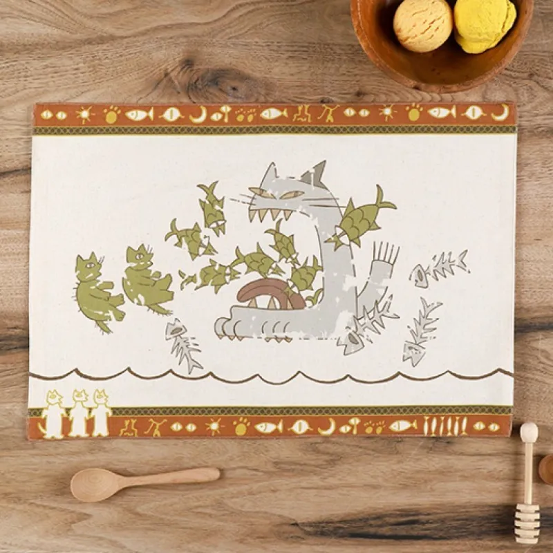 Kitchenware*Maison Ghibli Renaldo Moon Placemat - The Cat Returns