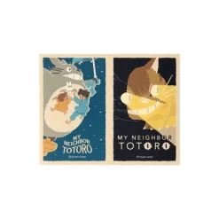 Small Equipment*Maison Ghibli Retro Stickers Catbus & Flying Totoro - My Neighbor Totoro