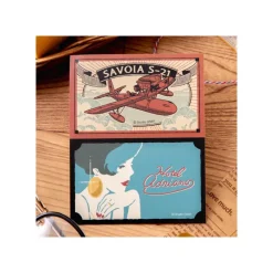 Small Equipment*Maison Ghibli Retro Stickers Savoia & Gina - Porco Rosso