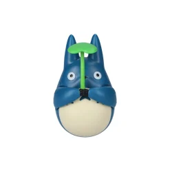Toys*Maison Ghibli Round Bottomed Figurine Middle Totoro with leaf - My Neighbor Totoro