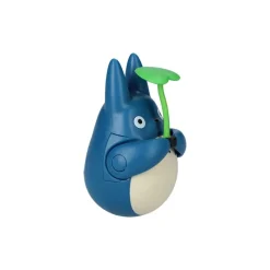 Toys*Maison Ghibli Round Bottomed Figurine Middle Totoro with leaf - My Neighbor Totoro