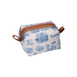 Storage*Maison Ghibli Round Toilet bag Blue Nostalgia - Whisper of the Heart