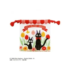 Bags*Maison Ghibli Satchel with lanyard Jiji & kitten 20 x 19 cm - Kiki's Delivery Servi