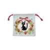 Bags*Maison Ghibli Satchel with lanyard Jiji strawberries 20 x 19 cm - Kiki's Delivery S