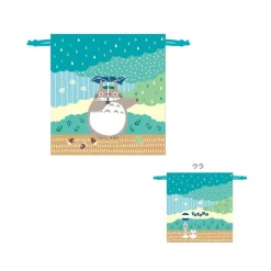 Bags*Maison Ghibli Satchel with lanyard Totoro under the rain 20 x 19 cm - My Neighbor T