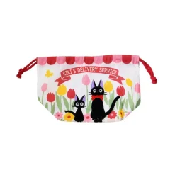 Bags*Maison Ghibli Satchel with ring Jiji & kitten 17 x 26 cm - Kiki's Delivery Service