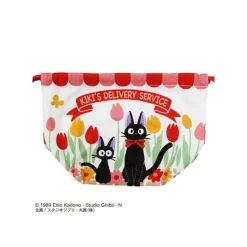 Bags*Maison Ghibli Satchel with ring Jiji & kitten 17 x 26 cm - Kiki's Delivery Service