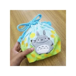Bags*Maison Ghibli Satchel with ring Totoro flowers 17 x 26 cm - My Neighbor Totoro