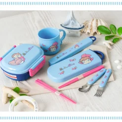 Kitchenware*Maison Ghibli Set Chopsticks Spoon Fork Ponyo in the ocean - Ponyo on the Cliff