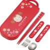 Kitchenware*Maison Ghibli Set Chopsticks Spoon Fork Mei red - My Neighbor Totoro