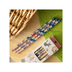 Writing*Maison Ghibli Set of 12 2B Pencils Jiji & Kiki Shopping - Kiki's Delivery Service