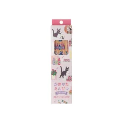 Writing*Maison Ghibli Set of 12 2B Pencils Jiji & Kiki Shopping - Kiki's Delivery Service