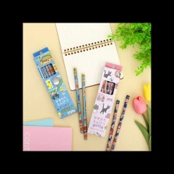 Writing*Maison Ghibli Set of 12 2B Pencils Vehicles - My Neighbor Totoro