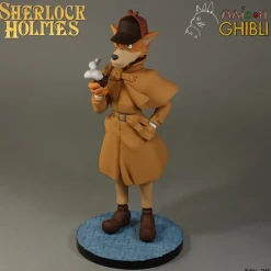Limited Editions*Maison Ghibli Sherlock Holmes Statue - Semic Animation Collection