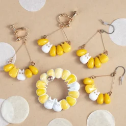 Jewellery*Maison Ghibli Small Totoro & Corn Clipped Earrings - My Neighbor Totoro