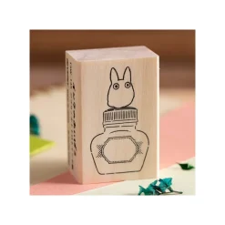 Small Equipment*Maison Ghibli Small Totoro & Ink bottle Wood stamp - My Neighbor Totoro