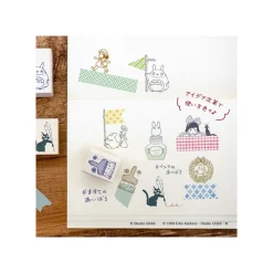 Small Equipment*Maison Ghibli Small Totoro & Ink bottle Wood stamp - My Neighbor Totoro