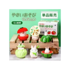 Figurines*Maison Ghibli Small Totoro & Vegetables Collect of 6 figurines - My Neighbor Totoro