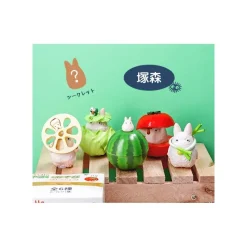Figurines*Maison Ghibli Small Totoro & Vegetables Collect of 6 figurines - My Neighbor Totoro