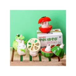 Figurines*Maison Ghibli Small Totoro & Vegetables Collect of 6 figurines - My Neighbor Totoro