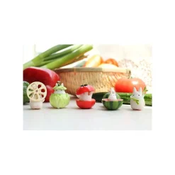 Figurines*Maison Ghibli Small Totoro & Vegetables Collect of 6 figurines - My Neighbor Totoro