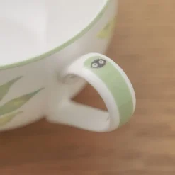 Kitchenware*Maison Ghibli Soup Mug Totoro on a leaf - My Neighbor Totoro