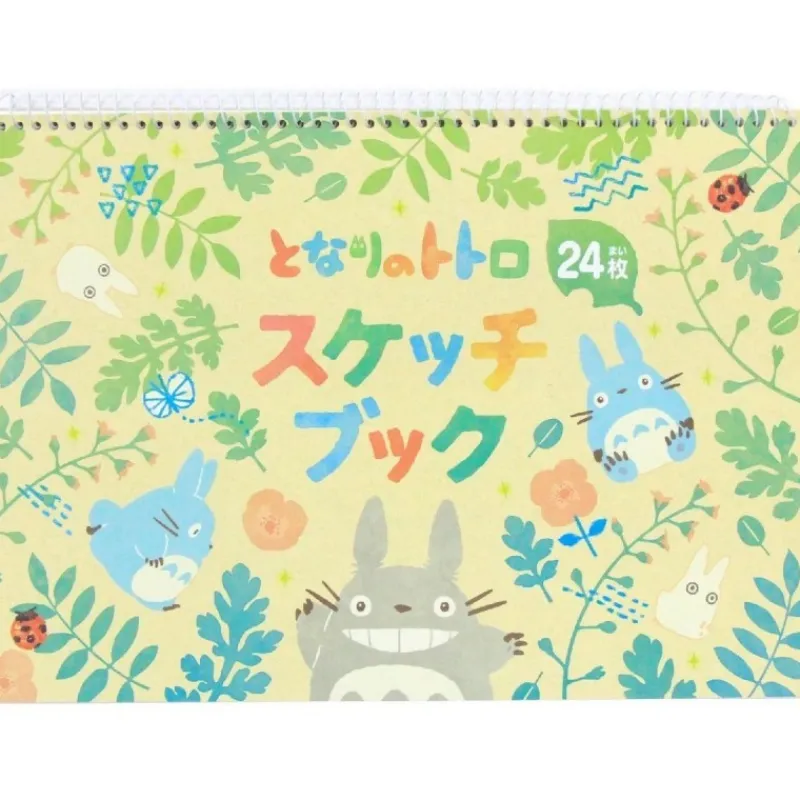 Notebooks And Notepads*Maison Ghibli SPIRAL NOTEBOOK COLORFUL LEAF PATTERN TOTORO - MY NEIGHBOR TOTORO