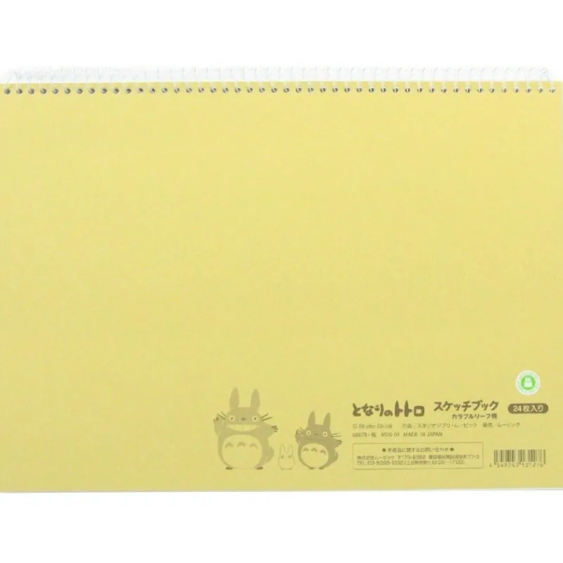 Notebooks And Notepads*Maison Ghibli SPIRAL NOTEBOOK COLORFUL LEAF PATTERN TOTORO - MY NEIGHBOR TOTORO