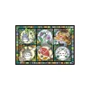 Jigsaw Puzzle*Maison Ghibli Stained glass Puzzle 1000P All seasons - My Neighbor Totoro