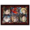 Jigsaw Puzzle*Maison Ghibli Stained glass Puzzle 208P Characters gallery - Porco Rosso