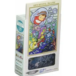Jigsaw Puzzle*Maison Ghibli Stained glass Puzzle 126P Ponyo under the sea - Ponyo on the Cliff