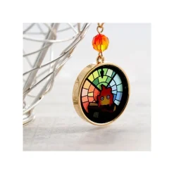 Jewellery*Maison Ghibli STAINED GLASS SERIES - EARRINGS CALCIFER- HOWL'S MOVING CASTLE