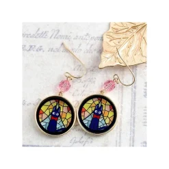 Jewellery*Maison Ghibli STAINED GLASS SERIES - PIERCED EARRINGS KIKI- KIKI'S DELIVERY