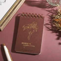 Notebooks And Notepads*Maison Ghibli Stamped ring notebook 11,5×7,2cm Sophie & Hauru - Howl's Moving Castl