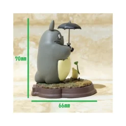 Statues*Maison Ghibli Statue Collection Stop Motion Totoro Grey Dondoko Pose 2 - My Neighbor Totoro