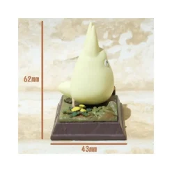 Statues*Maison Ghibli Statue Collection Stop Motion Totoro White Race Pose 1 - My Neighbor Totoro