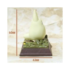 Statues*Maison Ghibli Statue Collection Stop Motion Totoro White Course Pose 2 - My Neighbor Totoro
