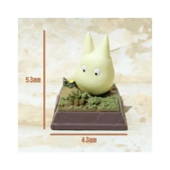 Statues*Maison Ghibli Statue Collection Stop Motion Totoro Blanc Course Pose 5 - My Neighbor Totoro