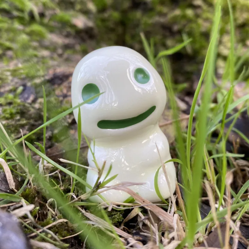 Statues*Maison Ghibli Statue Kodama C & 1 Blind Power Stone - Princess Mononoke