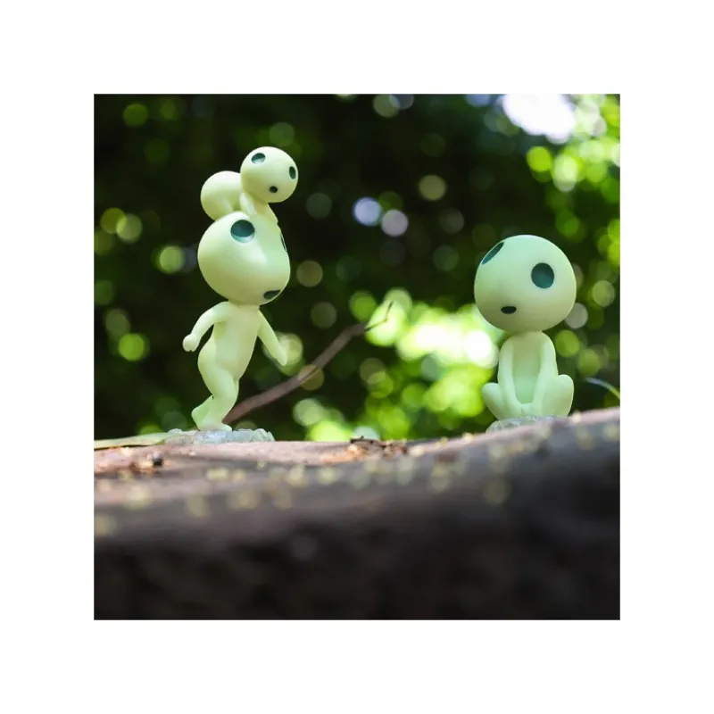 Statues*Maison Ghibli Statue small and big Kodama - Princess Mononoke