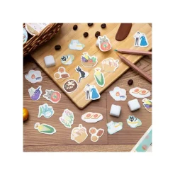 Small Equipment*Maison Ghibli Sticker set Break Time Flowers - Howl's Moving Castle