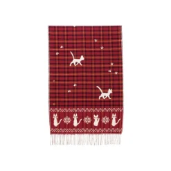Outfits*Maison Ghibli Stole With Button Jiji Check Pattern - Kiki's Delivery Service