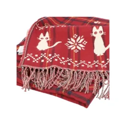 Outfits*Maison Ghibli Stole With Button Jiji Check Pattern - Kiki's Delivery Service