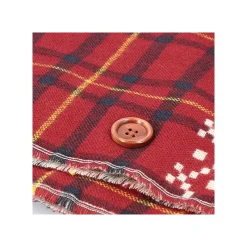 Outfits*Maison Ghibli Stole With Button Jiji Check Pattern - Kiki's Delivery Service