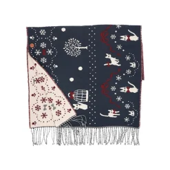 Outfits*Maison Ghibli STOLE WITH BUTTON KIKI SNOWING CITY - KIKI’S DELIVERY SERVICE
