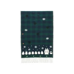 Outfits*Maison Ghibli Stole With Button Totoro Check Pattern - My Neighbor Tororo