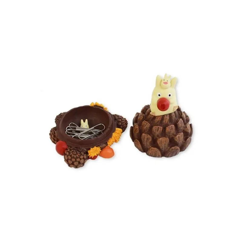 Jewellery Boxes*Maison Ghibli STORAGE BOX TOTORO WHITE PINE CONE - MY NEIGHBOR TOTORO