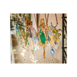 Décoration*Maison Ghibli Sun catcher Stained glass Sheeta & Pazu - Castle in the Sky