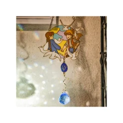 Décoration*Maison Ghibli Sun catcher Stained glass Sheeta & Pazu - Castle in the Sky