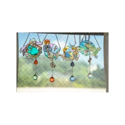 Décoration*Maison Ghibli Sun catcher Stained glass Sheeta & Pazu - Castle in the Sky
